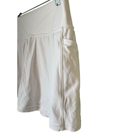 ATHLETA Salutation Stash High Rise 14 1/2 Skort White Size Medium Pockets Active - Picture 5 of 14